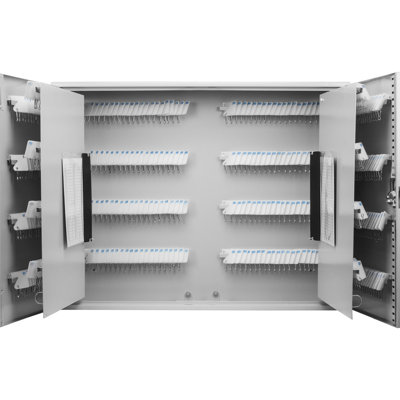 Key Cabinet For 480 Keys With Lock And White Tags - Reliable Storage 480 Box Built To Withstand Heavy Loads