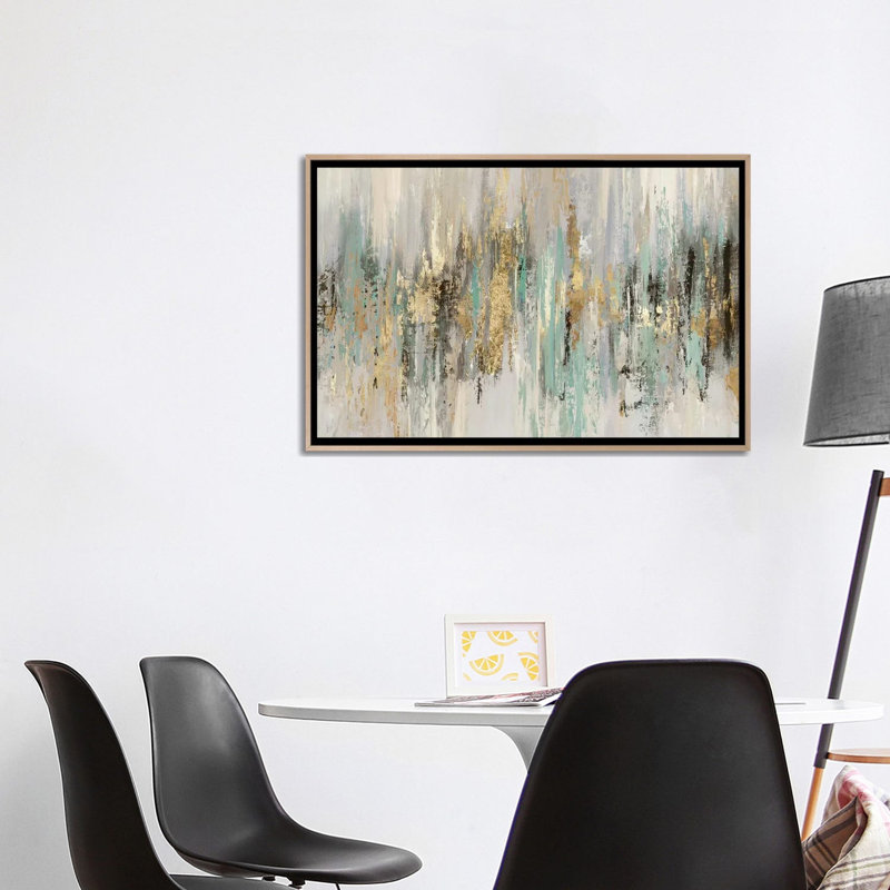 Print on Canvas, 66.04 cm H x 101.6 cm W x 4.445 cm D, Oak Floater Framed