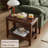 2-Tier Solid wood End Table