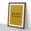 Happy Place Mustard - Picture Frame Typography-62804887-62804890