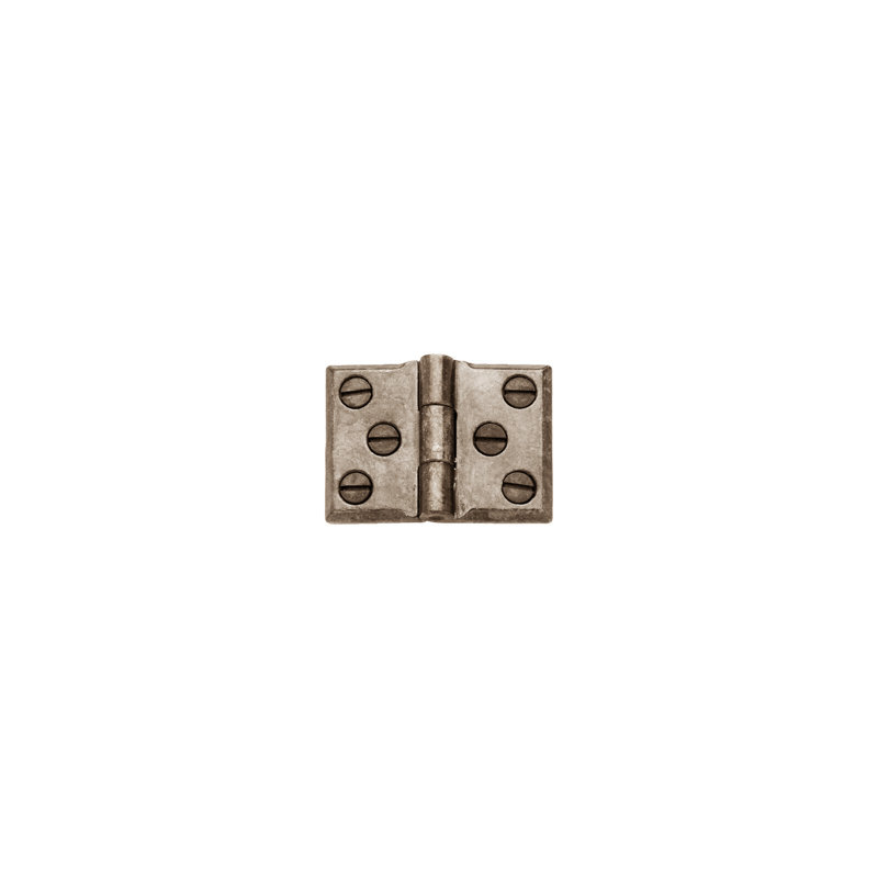 Butt 1.25'' x 1.75'' Metal Butt Hinge, White Bronze Brushed