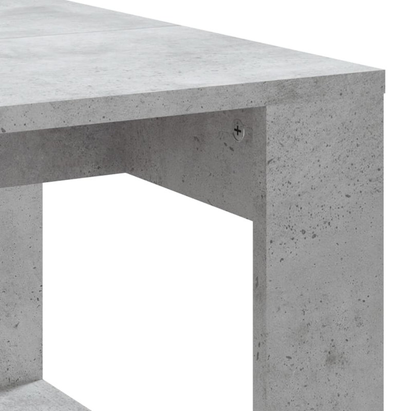 Ocia Sled Coffee Table, Concrete Grey