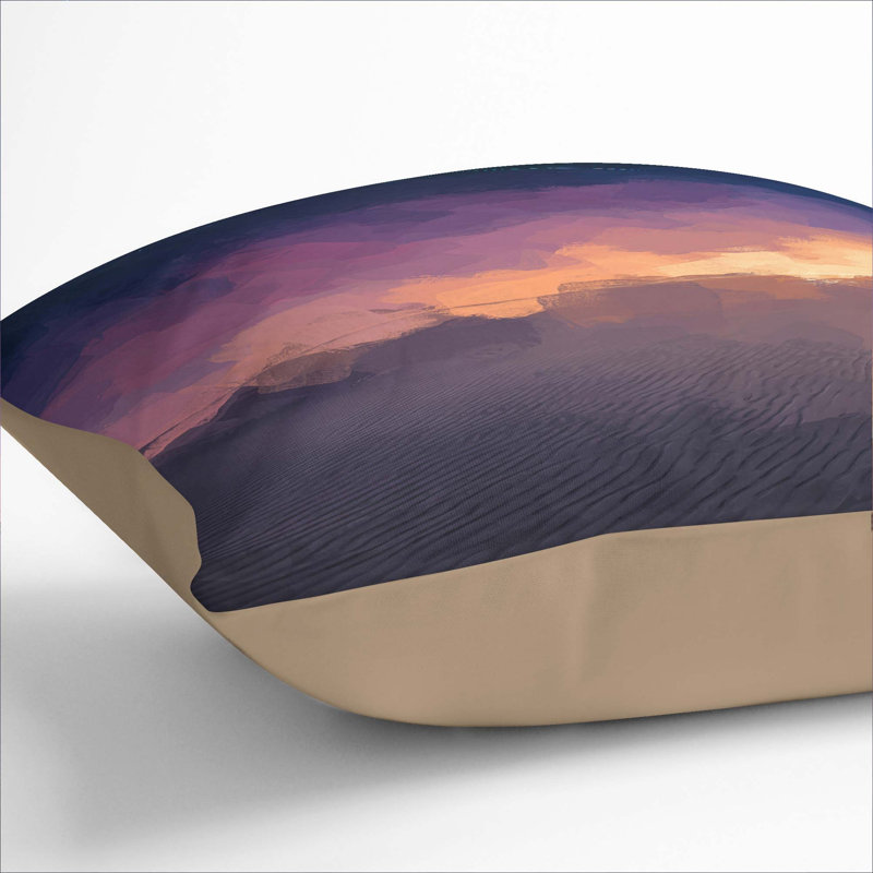 Square Throw Cushion, Stone, 55cm H x 55cm W x 20cm D