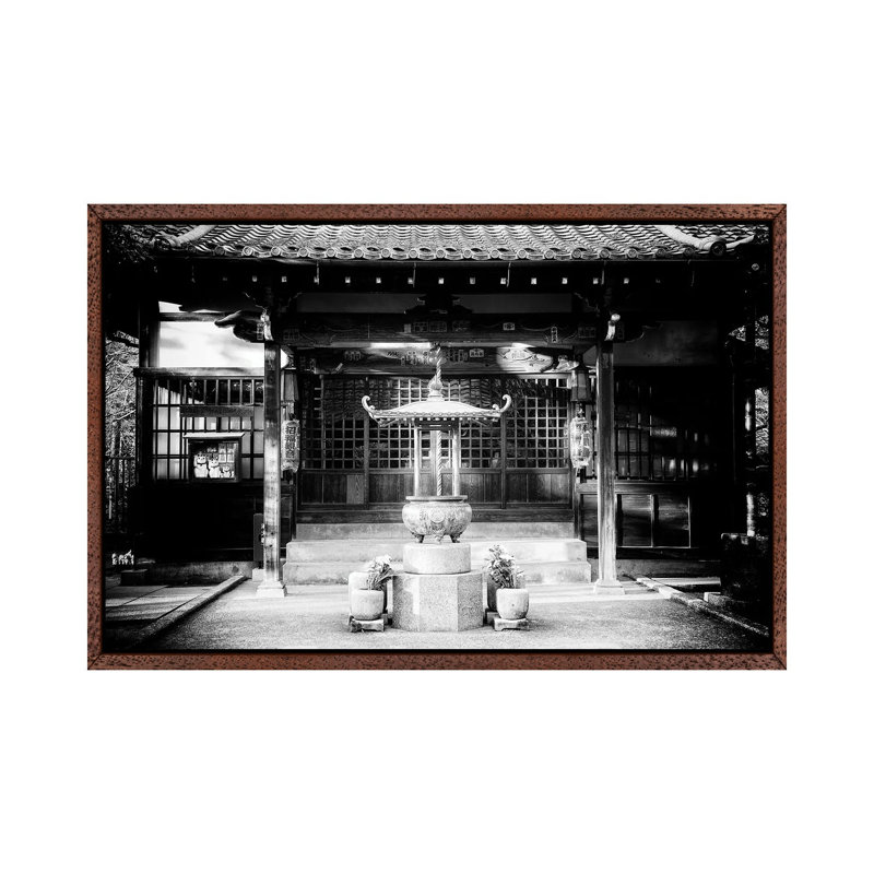 Gotokuji Temple by Philippe Hugonnard - Floater Frame Print on Canvas, Classic Wood Framed
