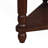 33.8" Small Triangle Corner Table, Wood Corner Side Table For Small Spaces/ Living Room, 3 Tier End Corner Table With Solid Wood Legs, Light Espresso-1081375949