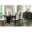 Ensemble de 2 chaises d'appoint de salle à manger rembourrées en similicuir blanc-333877464-333877462