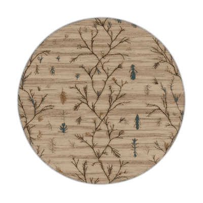 Nature Brown Indoor and Outdoor Area Rug