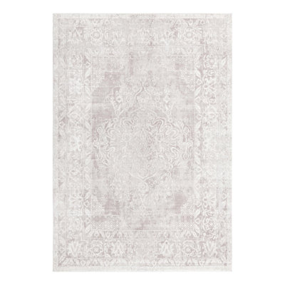 Audres Oriental Gray/Ivory Area Rug