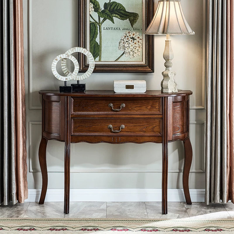 Console Retro, 47.24, Brun noyer