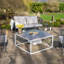 Himanshu Round Douglas Fir Wood Propane Smokeless Fire Pit Table with Hidden Fuel Tank-337385203