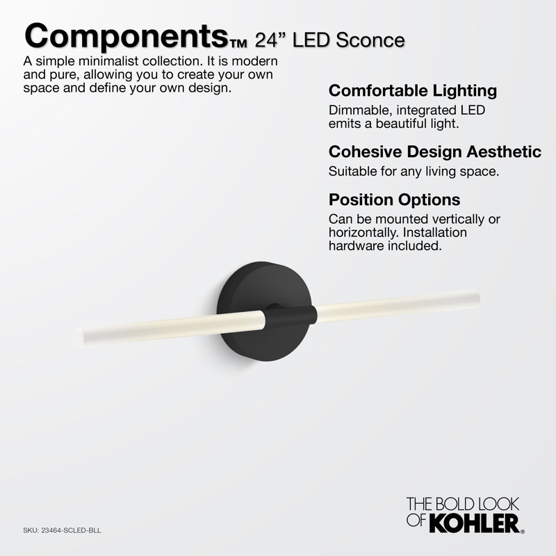 Components Two-Light Led Sconce