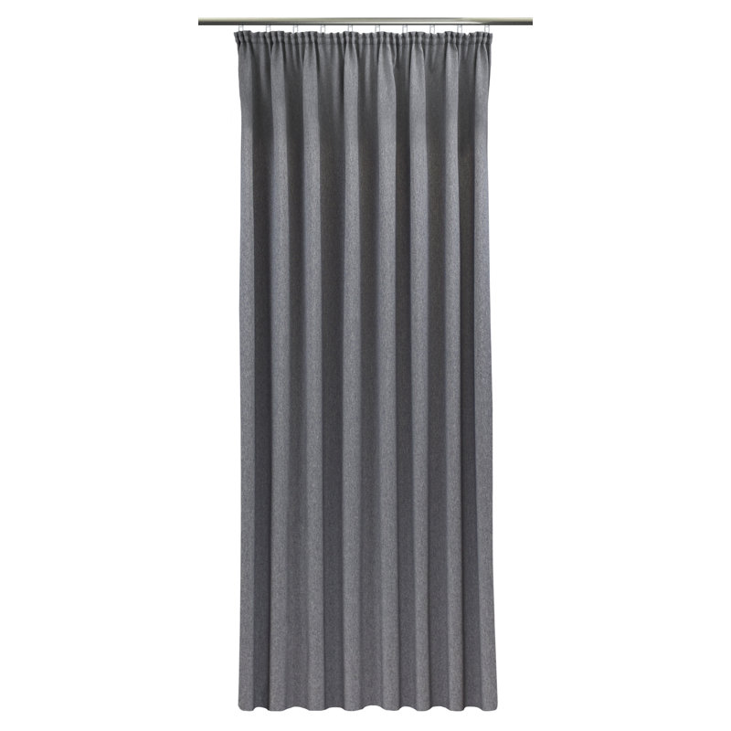 Quade Room Darkening Curtain, Blue, 245cm H x 135cm W