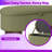 43.3"L x 19.1"W x 21.3"H Storage Ottoman Bench With Lift-Top Seat And Cylinder Legs, Corduroy Upholstery-1991699087