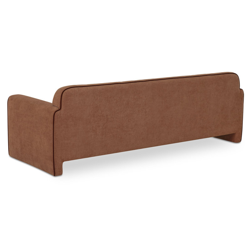 Leo Sofa Chartreuse, Solid Brown