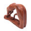 Figurine en bois ustrasana kitty Raelyn