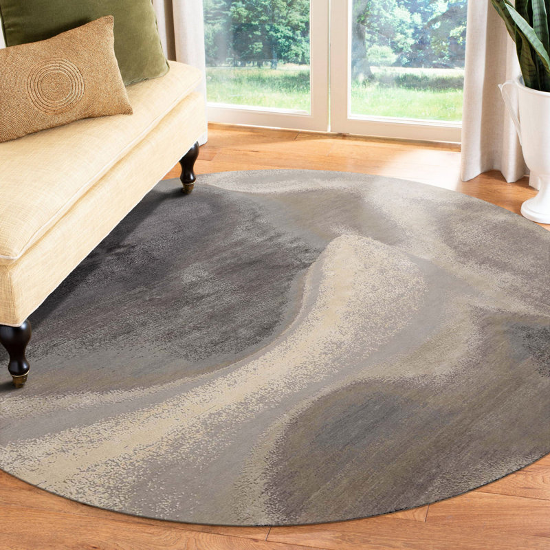 Tapis sherpa tibétain moderne en laine noué à la main 8 x 8