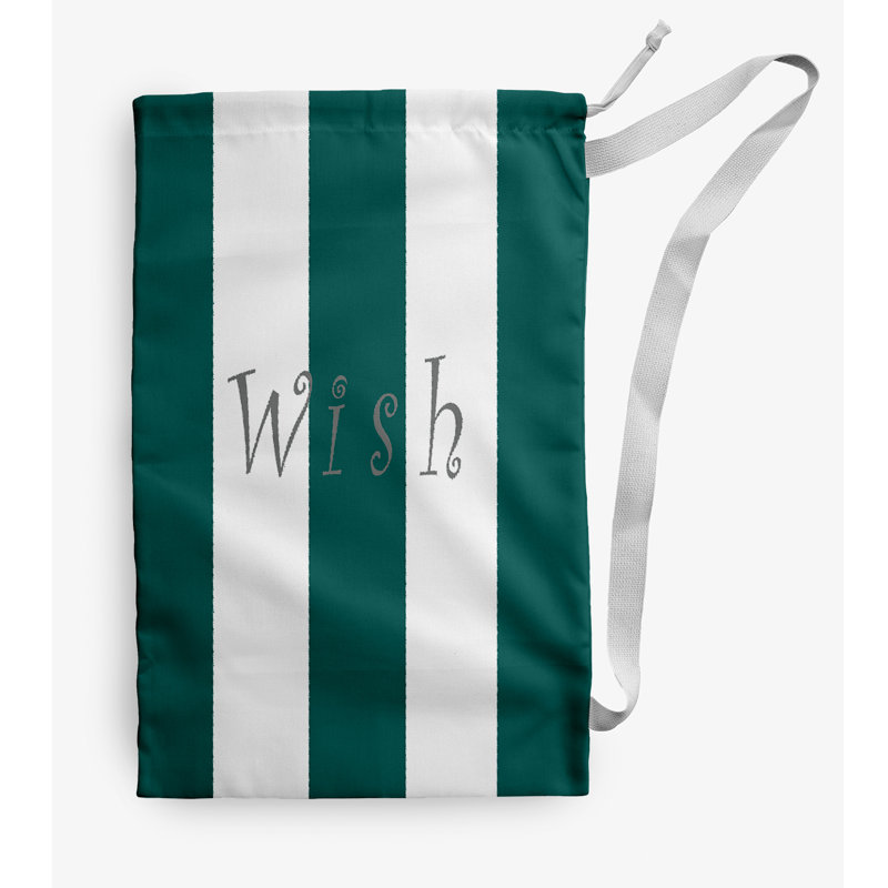 Fabric Laundry Bag with Handles, Medium (36" H x 28" W), Teal
