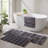 Tufted Pearl Channel Grey 1500 GSM Textured 17x24'' Bath Rug-1330891313-1330891316