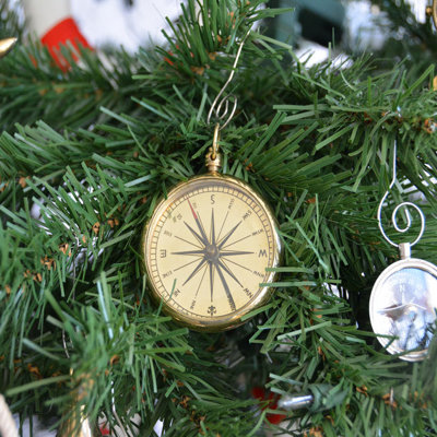 3'' Metal Holiday Shaped Ornament