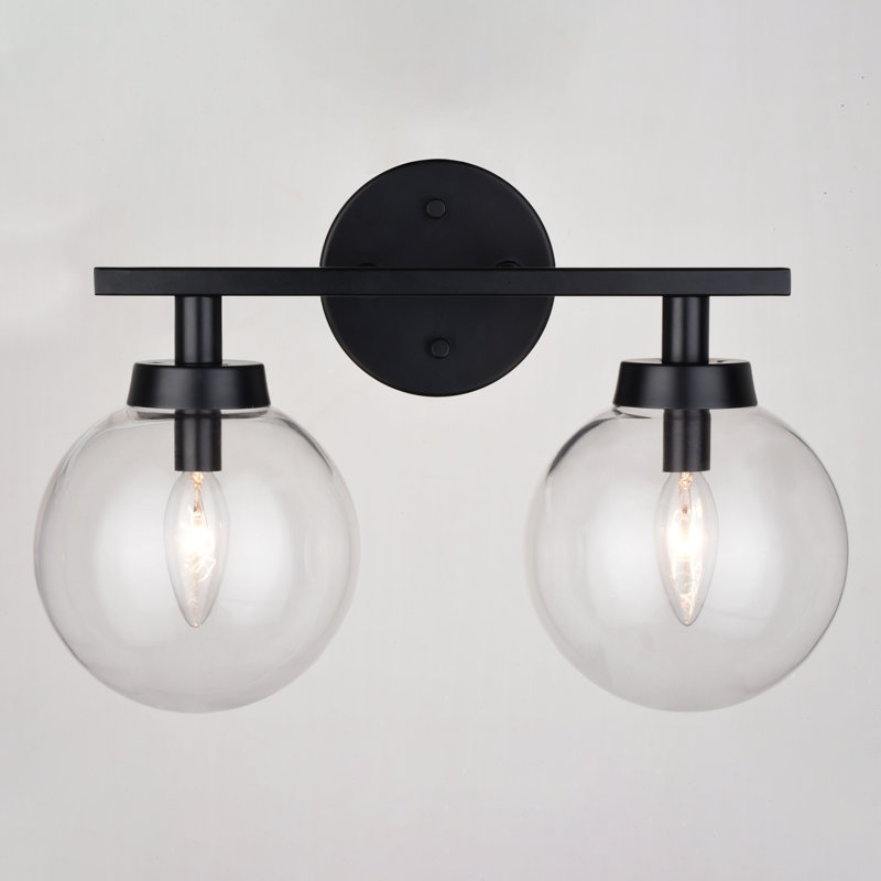 Éclairage pour meuble-lavabo à intensité variable Carnie, Deux lumières