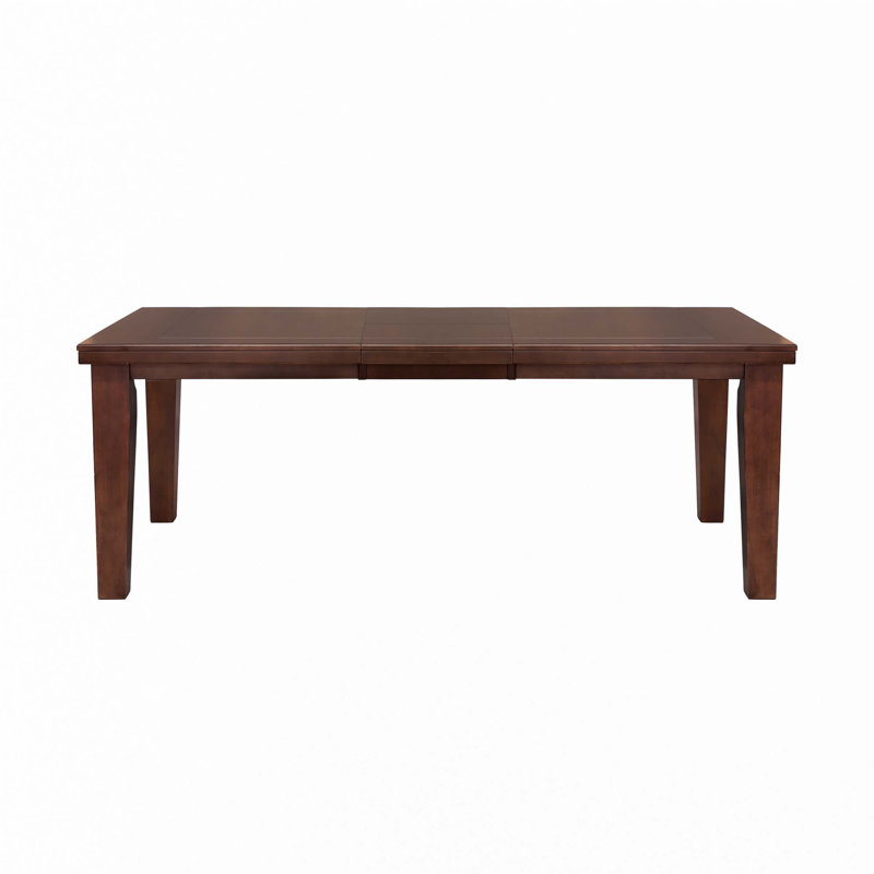 Table de salle à manger rectangulaire 1Pc avec rallonge autoportante (table seulement)