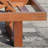Jewelean Outdoor Wood Chaise Lounge