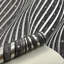 Modern Minimalist Black And Silver Striped Non-Adhesive Wallpaper For Bedroom