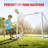 Netplayz Backyard Soccer Goal Soccer Net, 6 X 4ft High-Strength, Fast Set-Up (Weatherproof)