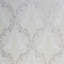 Rouleaux de papier peint imitation damas floral texturé-2133104831