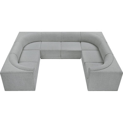 Ollie 8 - Piece Upholstered Sectional