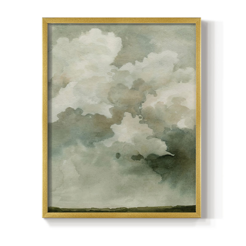 Coming Rain I Framed Print - Solid Wood, 28" H x 22" W