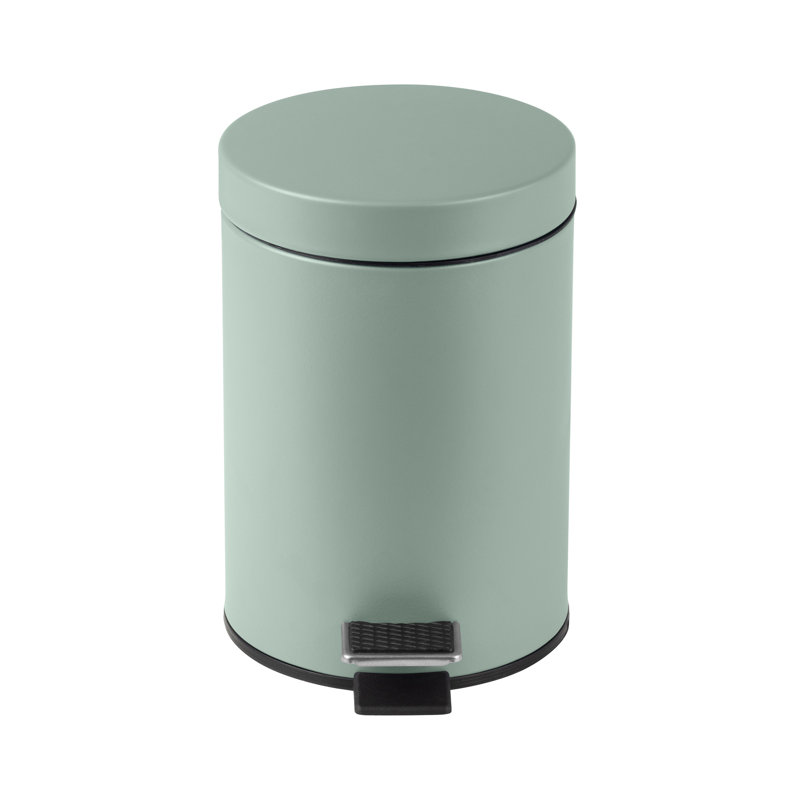 Quiles Metal Open Waste Bin - 3L, Green