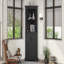 Grande armoire d'angle à 2 portes pour le salon / salle à manger - noir