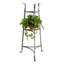 Handcrafted 3-Tier Designer Stand Hammered Steel (Unassembled)