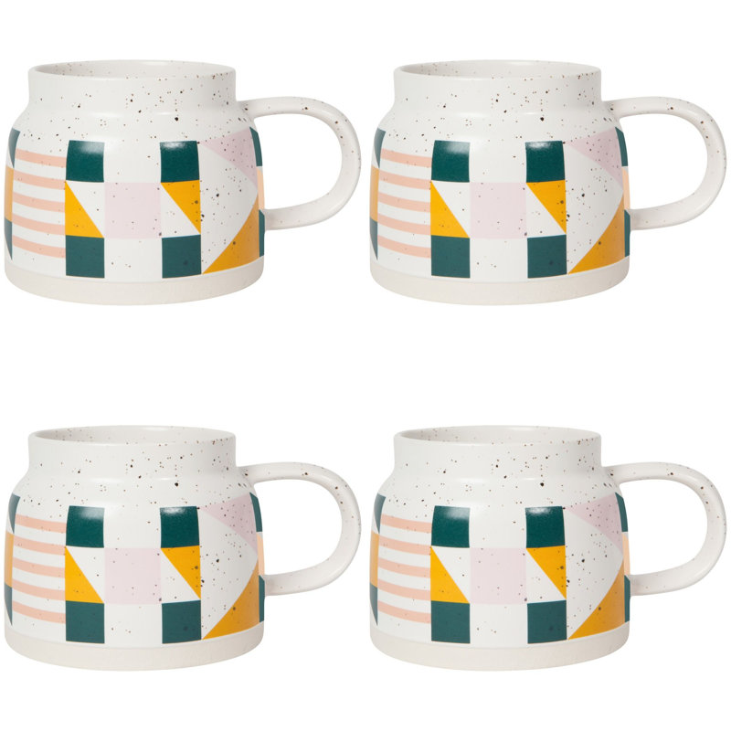 Ensemble de 4 tasses