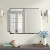 Three Posts™ Teen Briana Beveled Frameless Accent Mirror & Reviews ...