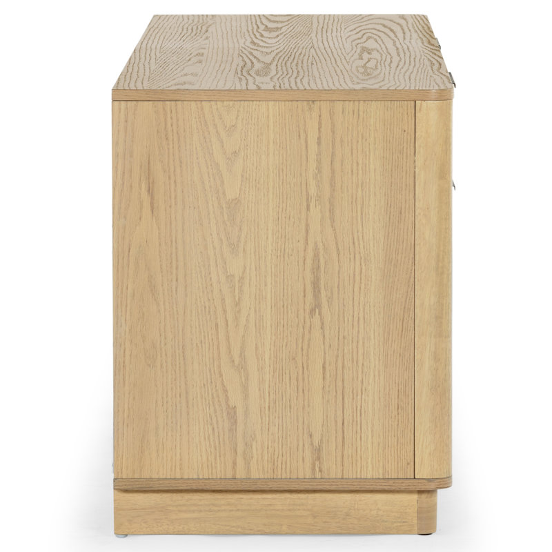 Gabrietta Media Console TV Stand, Natural