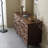 Modern Light Luxury Retro Porch Cabinet Solid Wood Accent Cabinet