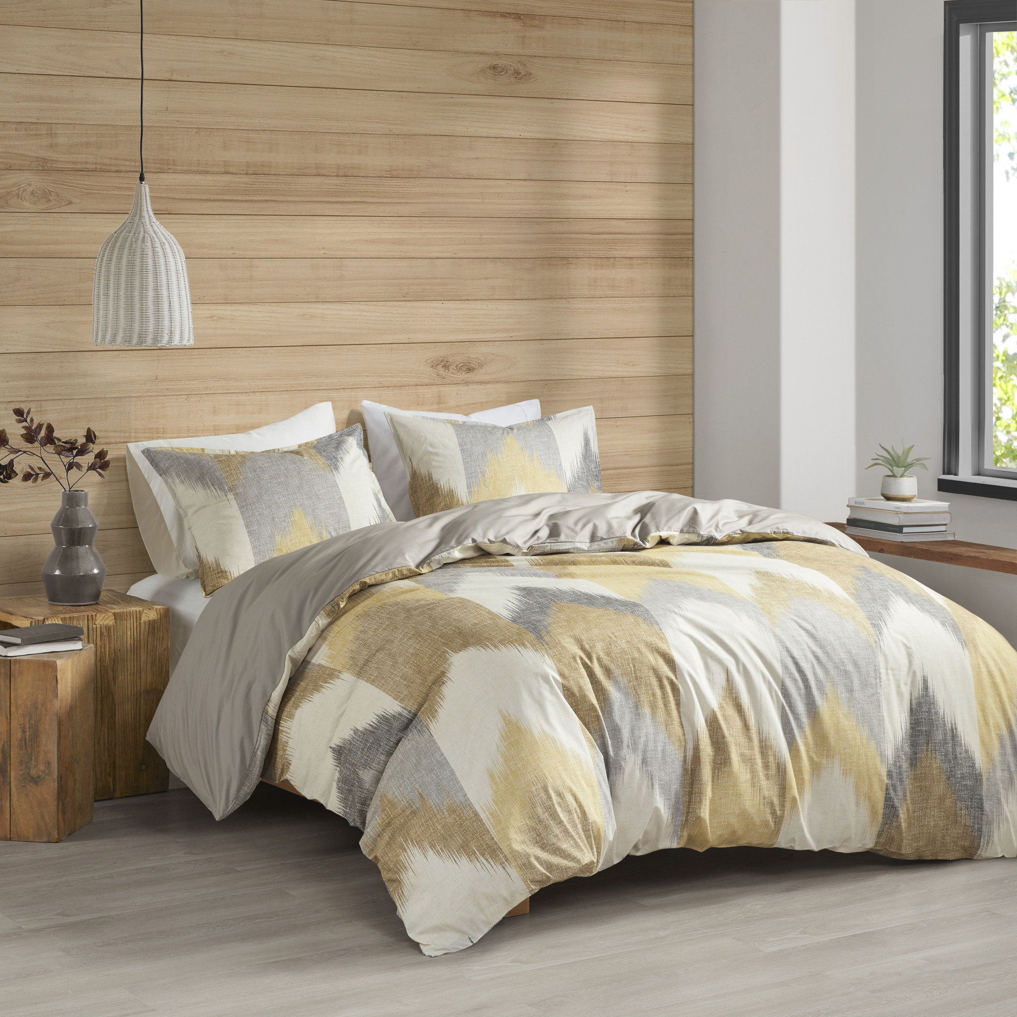 King Bed Avalin Print Duvet Cover