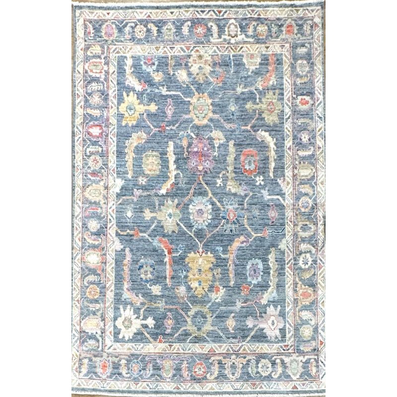 Alys: The Modern Oushak One-of-a-Kind 6'1" X 9' Hand Knotted Area Rug