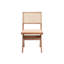 Chaise d'appoint 2 avec tissage naturel et finition - Rehaussez votre décor extérieur