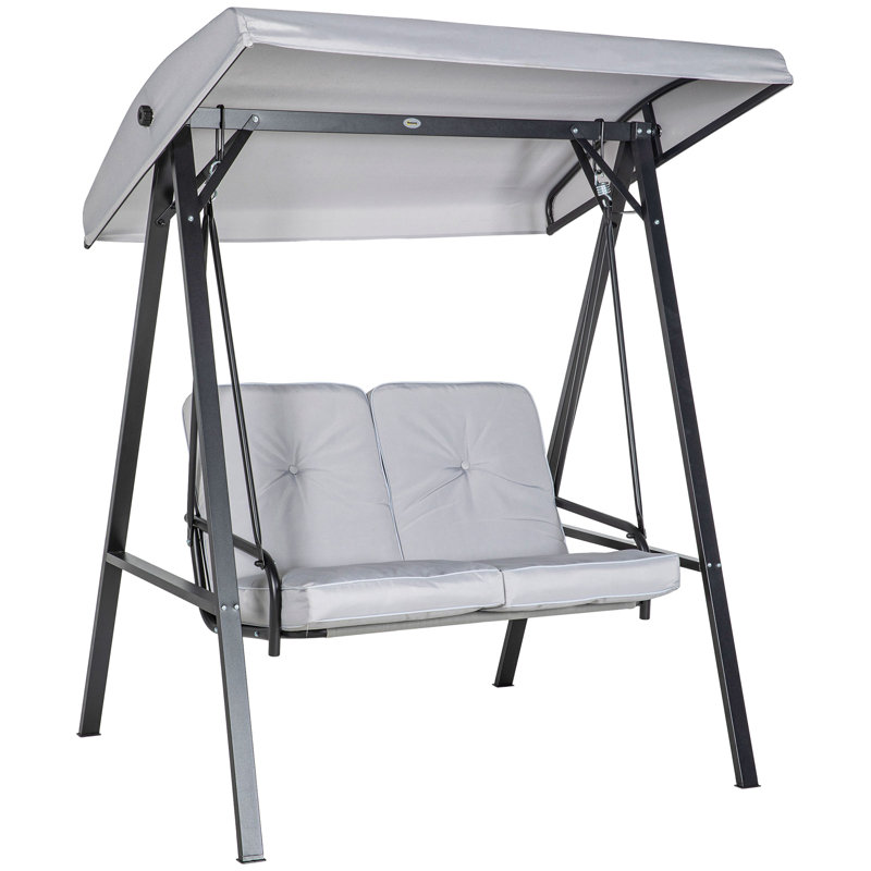 Balancelle 2 personnes Avalynn, Gris