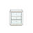 Flash Mirror Three Drawer Cabinet