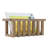 Wall Acacia Mail Basket Organizer