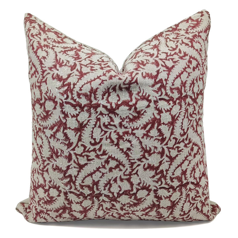 Fabdivine Home Decor, Throw Pillow Covers, Decorative Pillows, Aesthetic Room Decor, Bedroom Decor, Christmas, Block Print- Blackforest