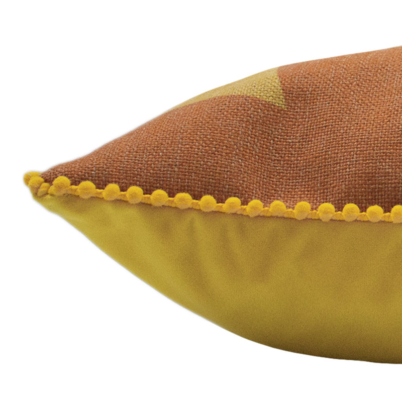 Floral Square Cushion, Polyester