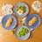  Halo 4 Piece 10.6"W Stoneware Dinner Plate Set