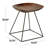 Monticello Solid Wood Accent Stool