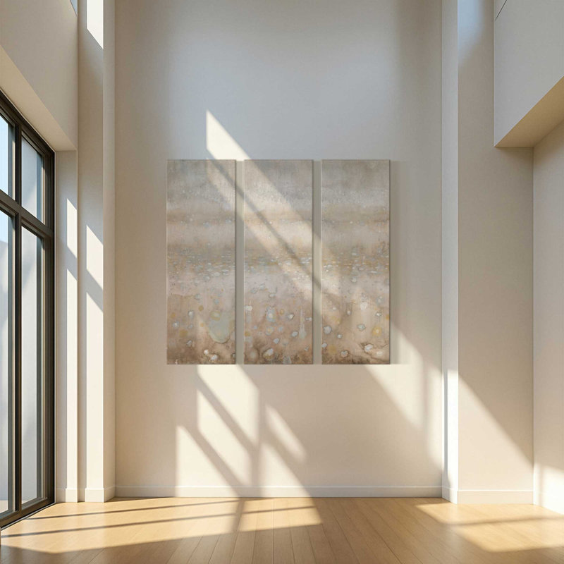 Impression sur toile Shimmering Drops of Light II, 72" H x 72" W x 1.25" D, Stretched Canvas, 3