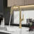 Brushed Gold Pull-down Single Handle Kitchen Faucet